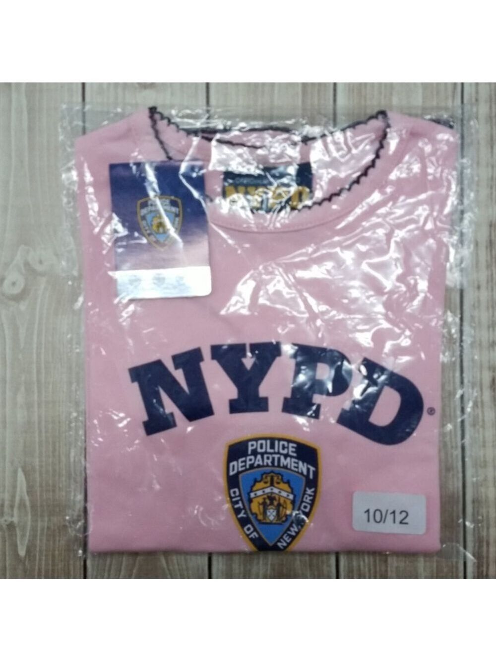 Cute Girls pink NYPD shirt